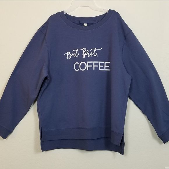 GREENTEA Coffee Inspo Sweatshirt BNWT - Picture 3 of 7